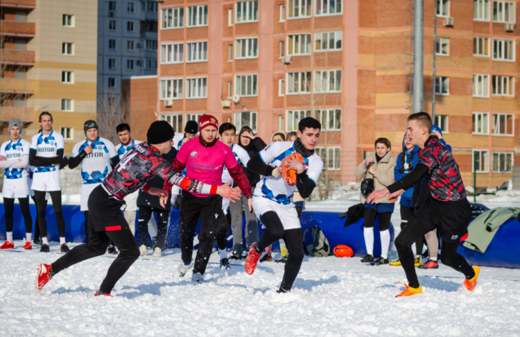 Регби на снегу - Казань 2024 - студенты - фото3