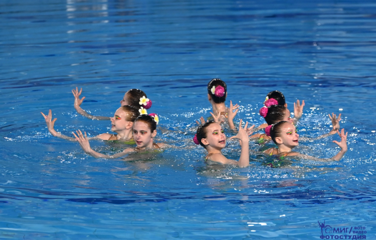 Синхронное плавание - Чехов мальчики девочки до 13 лет - фото12