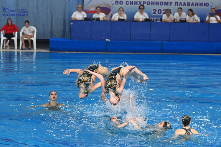 Синхронное плавание - Чехов юноши 13-16 лет девушки 13-15 лет - фото23