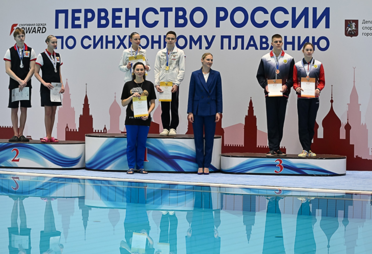 Синхронное плавание - Москва юниорки 15-19 лет юниоры 15-20 лет - фото1