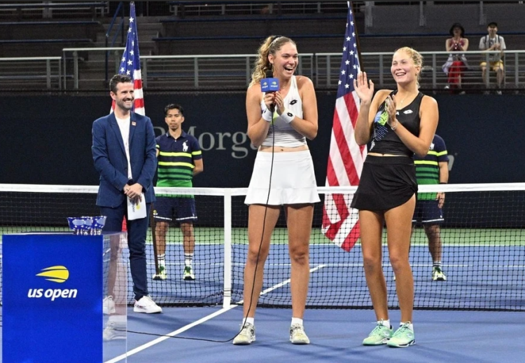 Теннис - US Open юниоры 2023 - Гурьева выиграла парный финал - фото1