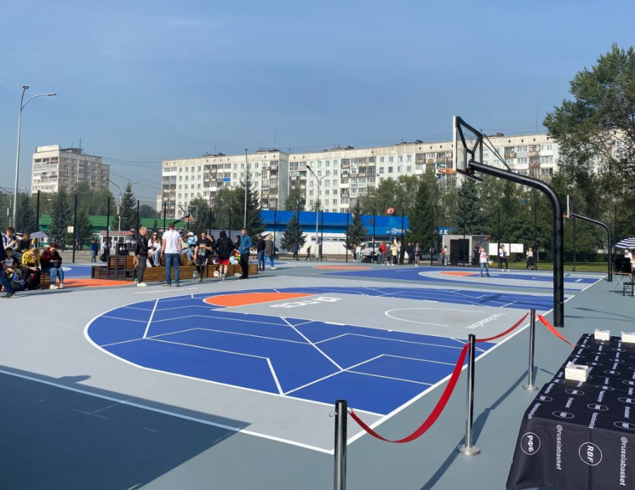 Уличный баскетбол - открытие Центра уличного баскетбола в Новокузнецке - фото1