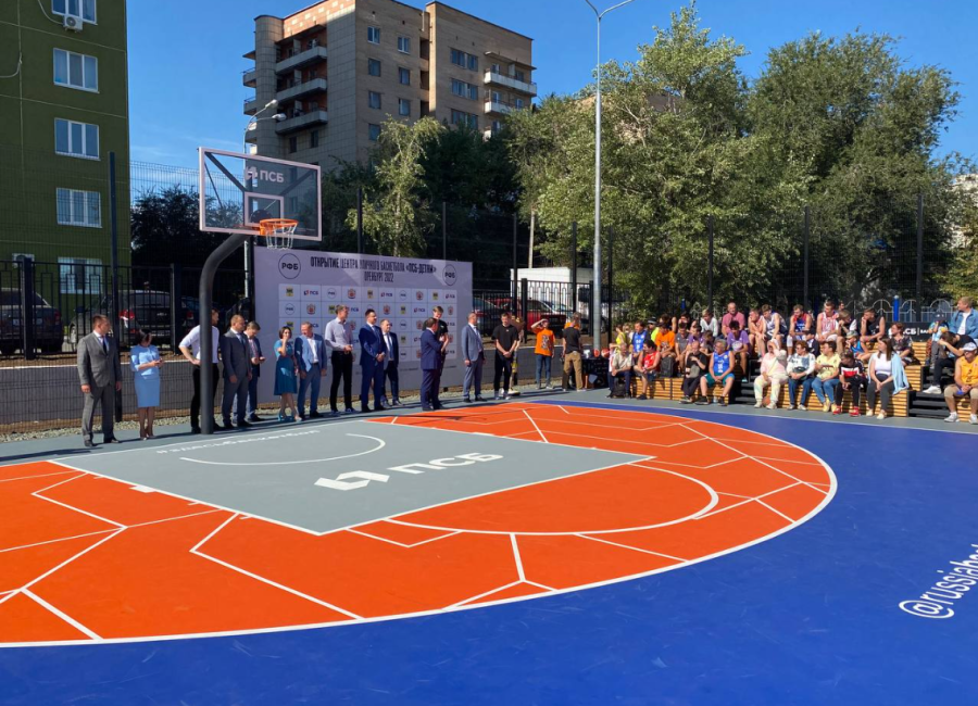 Уличный баскетбол - открытие Центра уличного баскетбола в Оренбурге - фото1