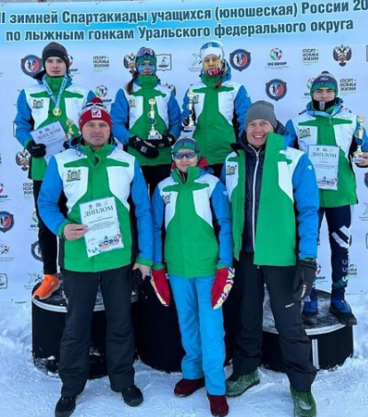 Зимняя Спартакиада учащихся 2024 - лыжи - II этап - фото1