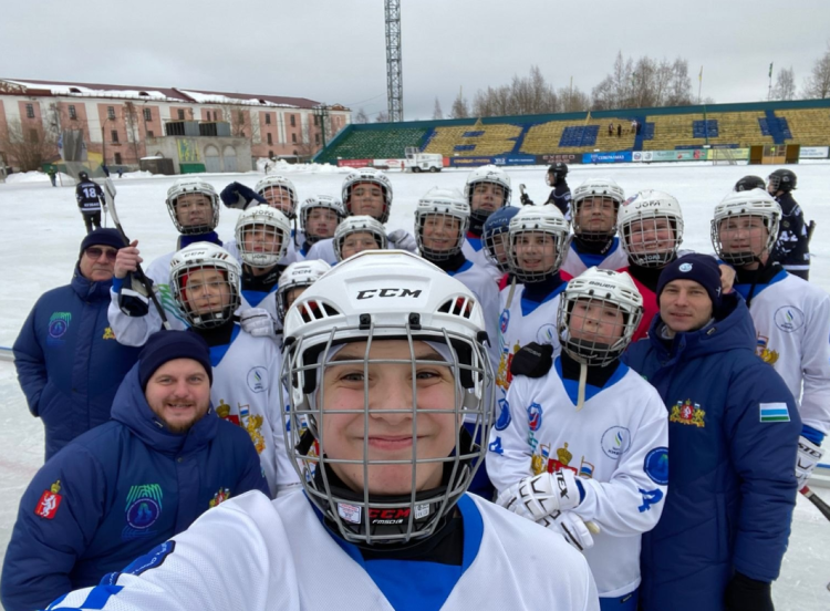 Зимняя Спартакиада учащихся - хоккей с мячом - фото-заставка4